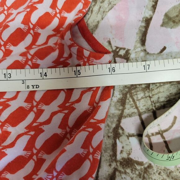 Boden Margot Bird Print Scoop Neck Jersey Stretch Dress Womens Size 6P - Picture 6 of 13